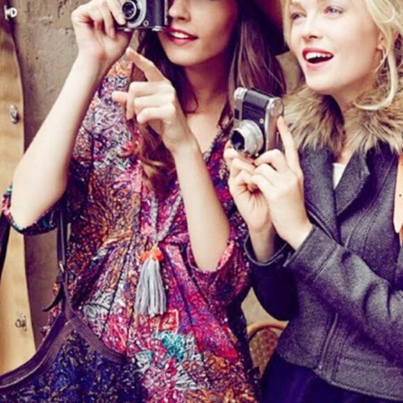 Anthropologie Edme & Esyllte Chromatique Shift Dress Size S/M Multi color - Picture 3 of 9